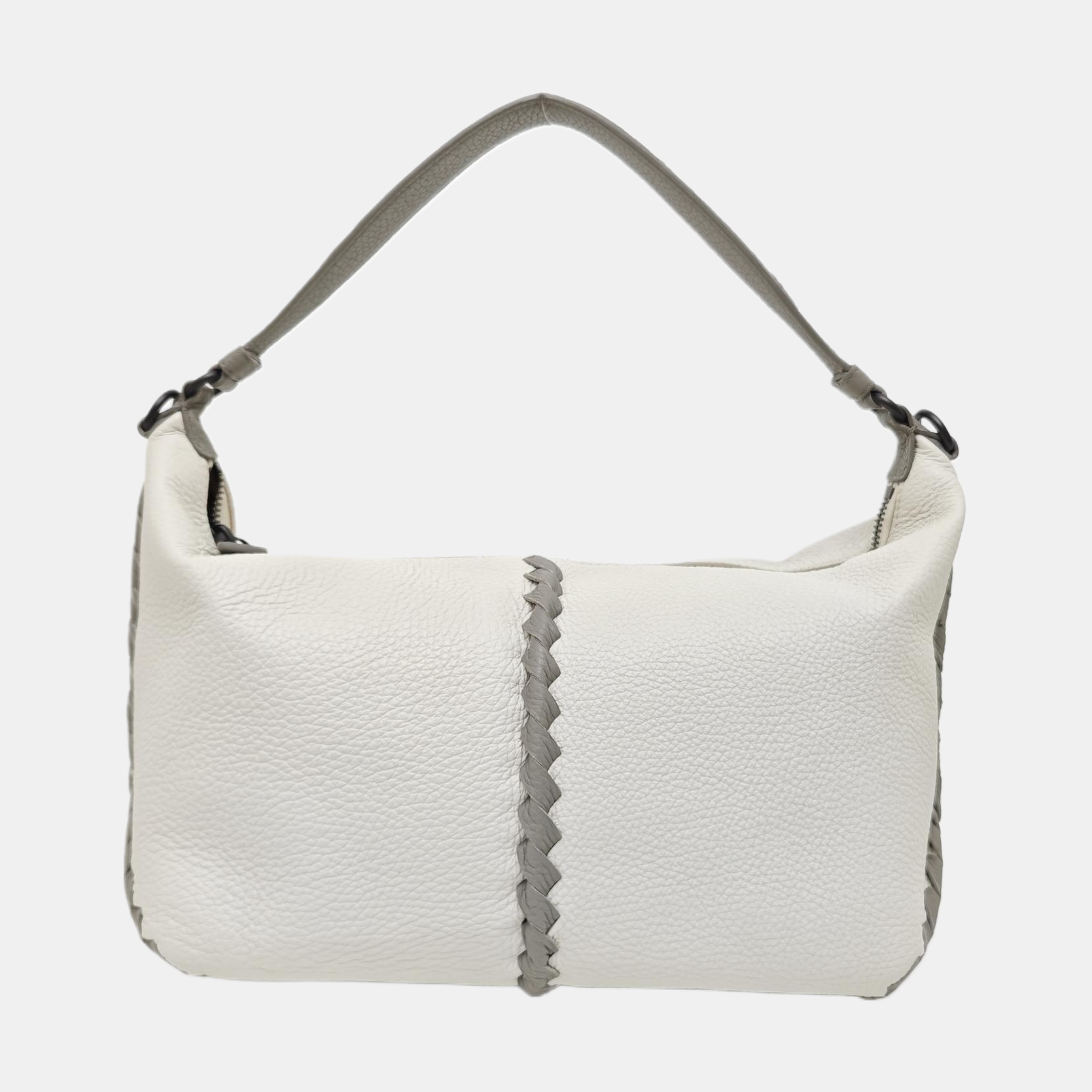Calfskin Top Handle Bag White