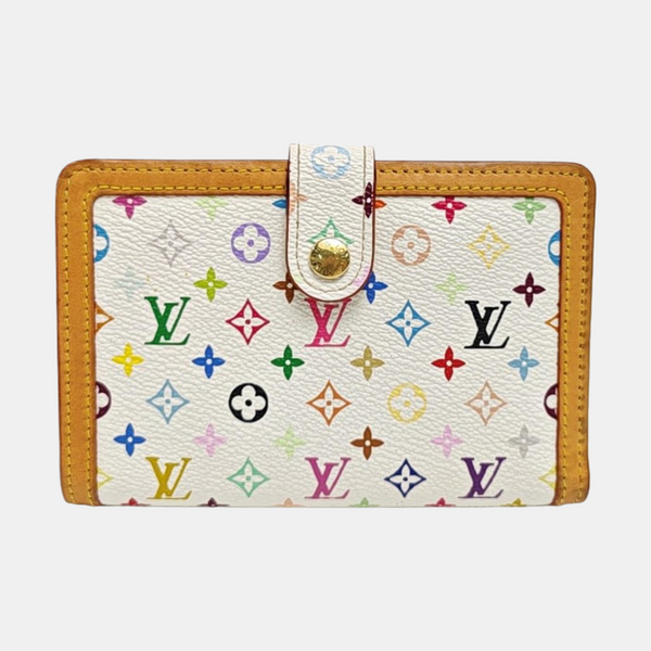 LV × TM VIENNOIS Monogram Coated Canvas White Wallet