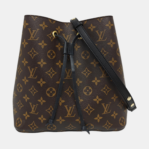 NÉONOÉ MM Monogram Coated Canvas Brown
