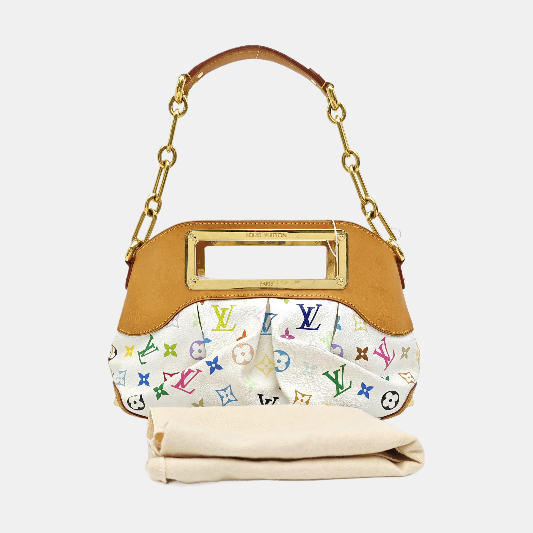 LV × TM JUDY PM Monogram Coated Canvas White