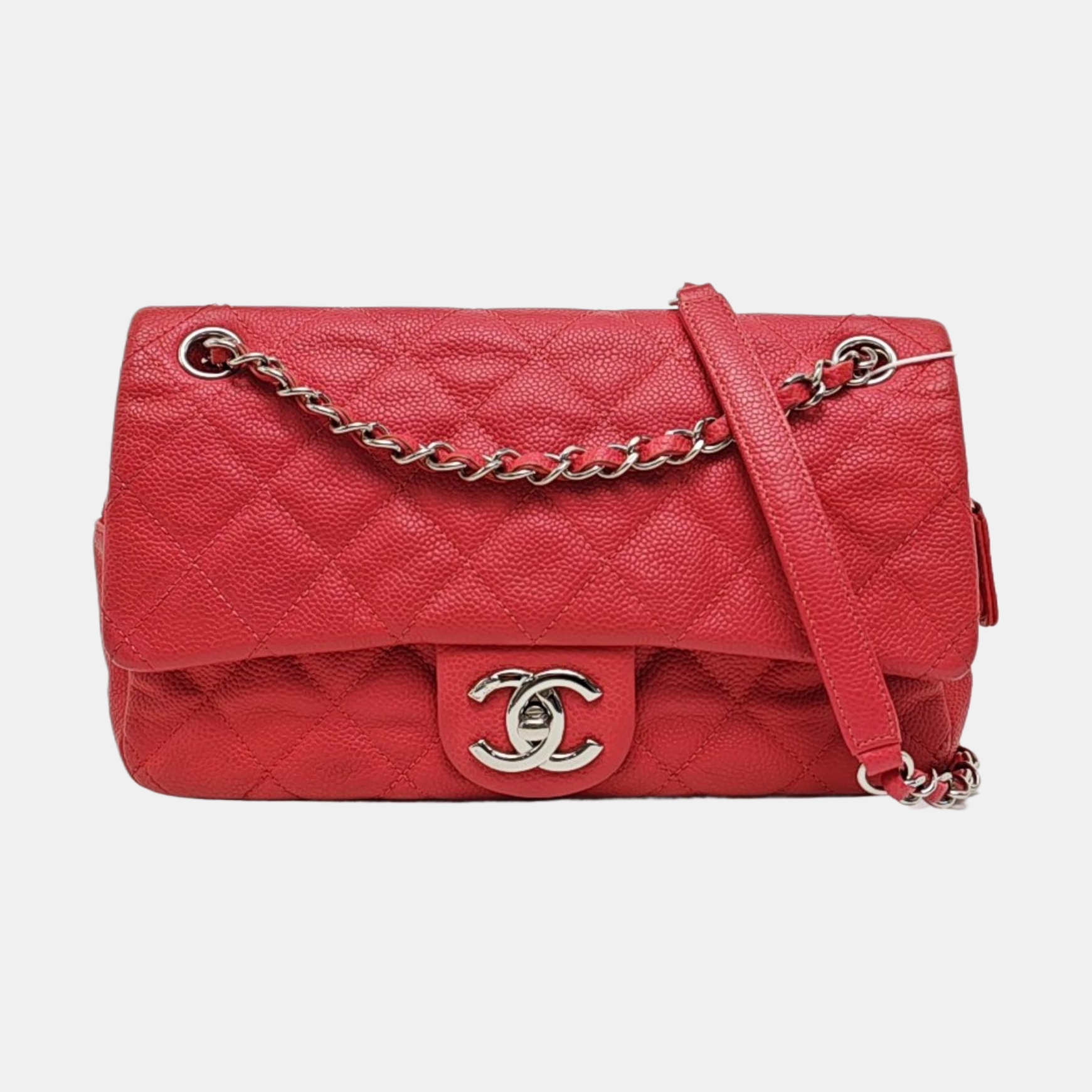 Quilted Grained Calfskin Pink