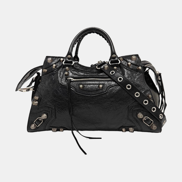 Lambskin Shoulder Bag Black