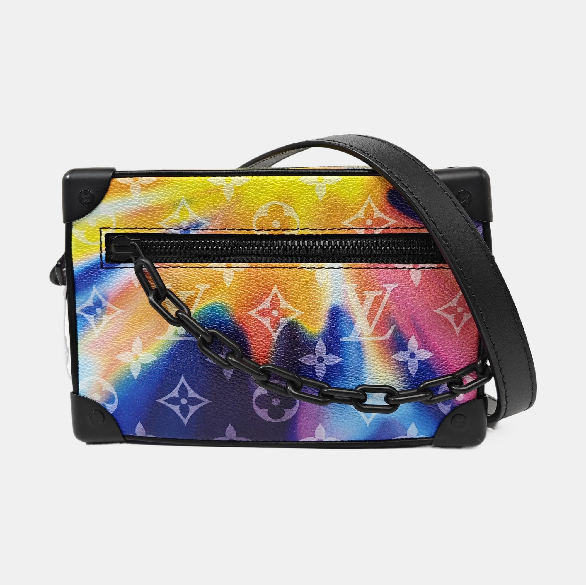 SOFT TRUNK Mini Monogram Coated Canvas Multicolor