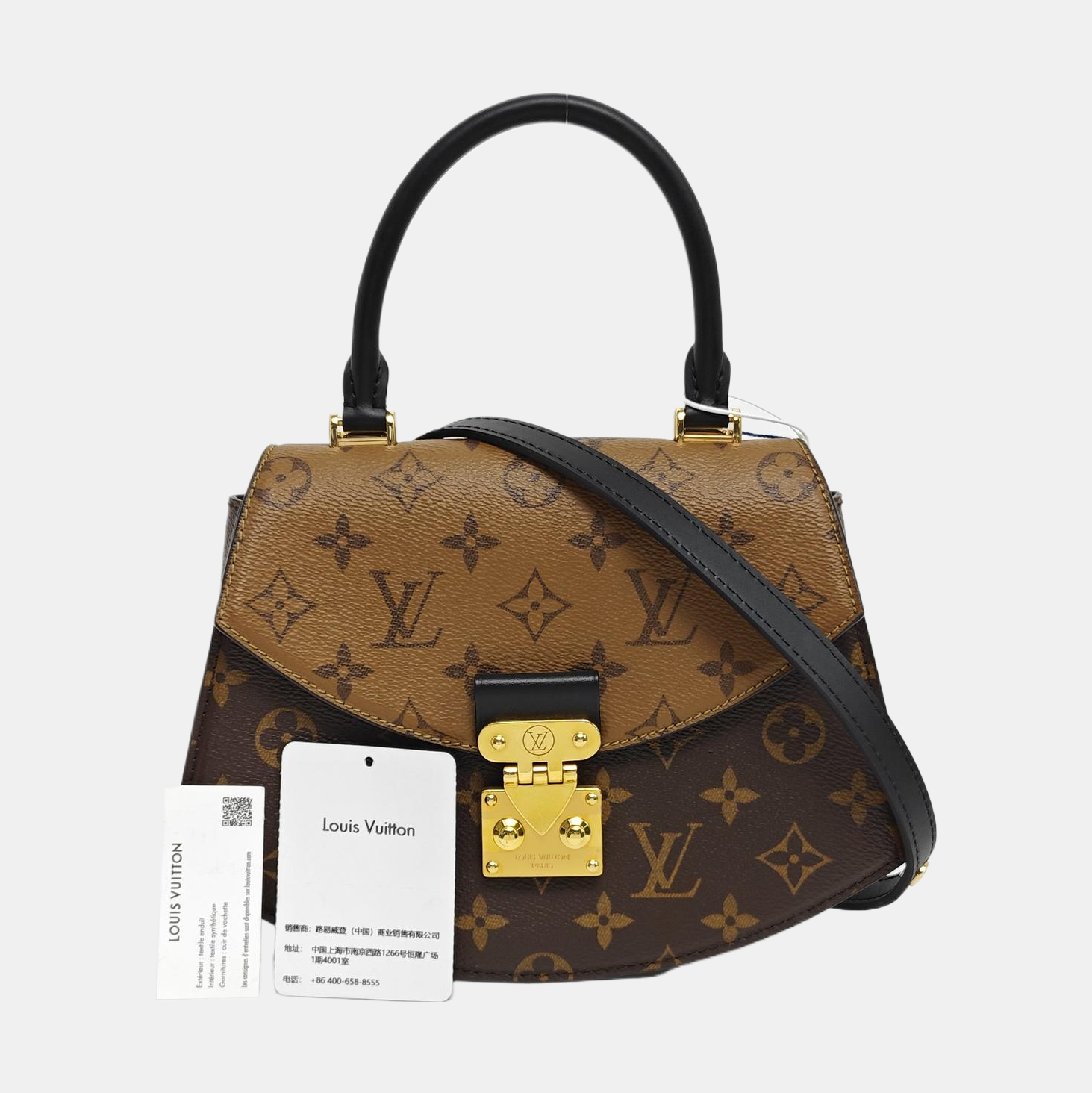 EDEN Monogram Coated Canvas Brown