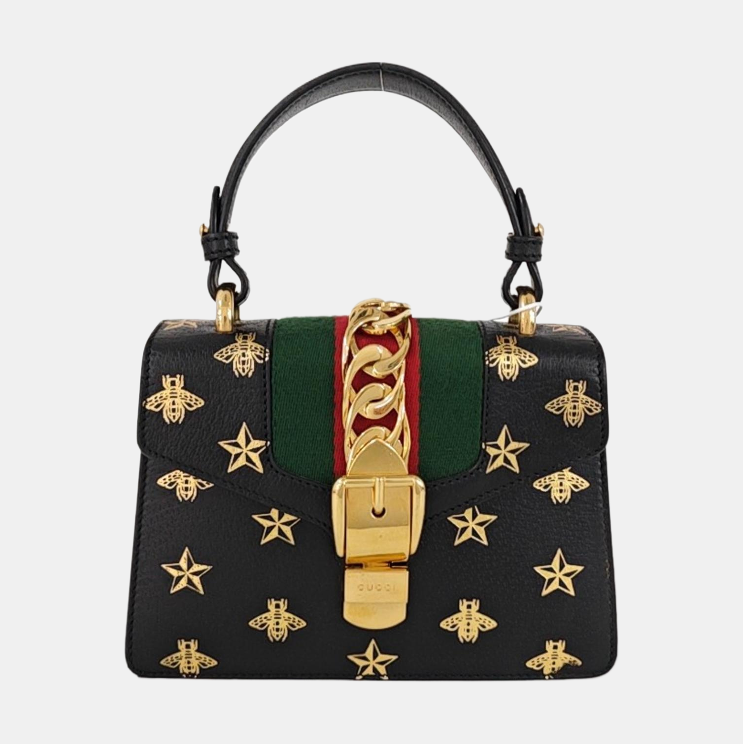 Sylvie Mini Calfskin Black