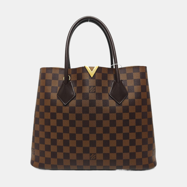 KENSINGTON BOWLING Damier Ebene Coated Canvas Brown