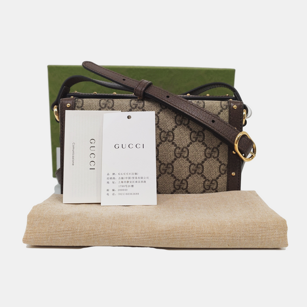 Monogram Coated Canvas Mini Black