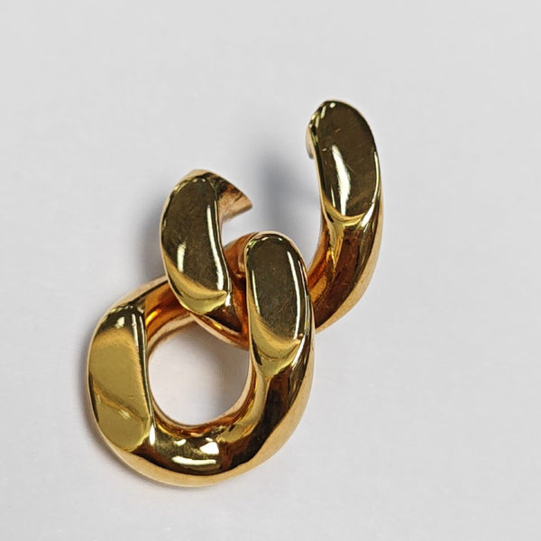 Metal Gold Stud Earrings