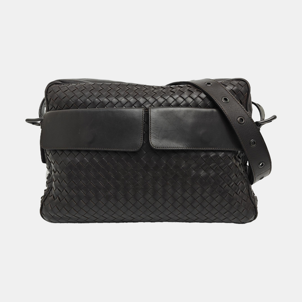 Calfskin Shoulder Bag Brown