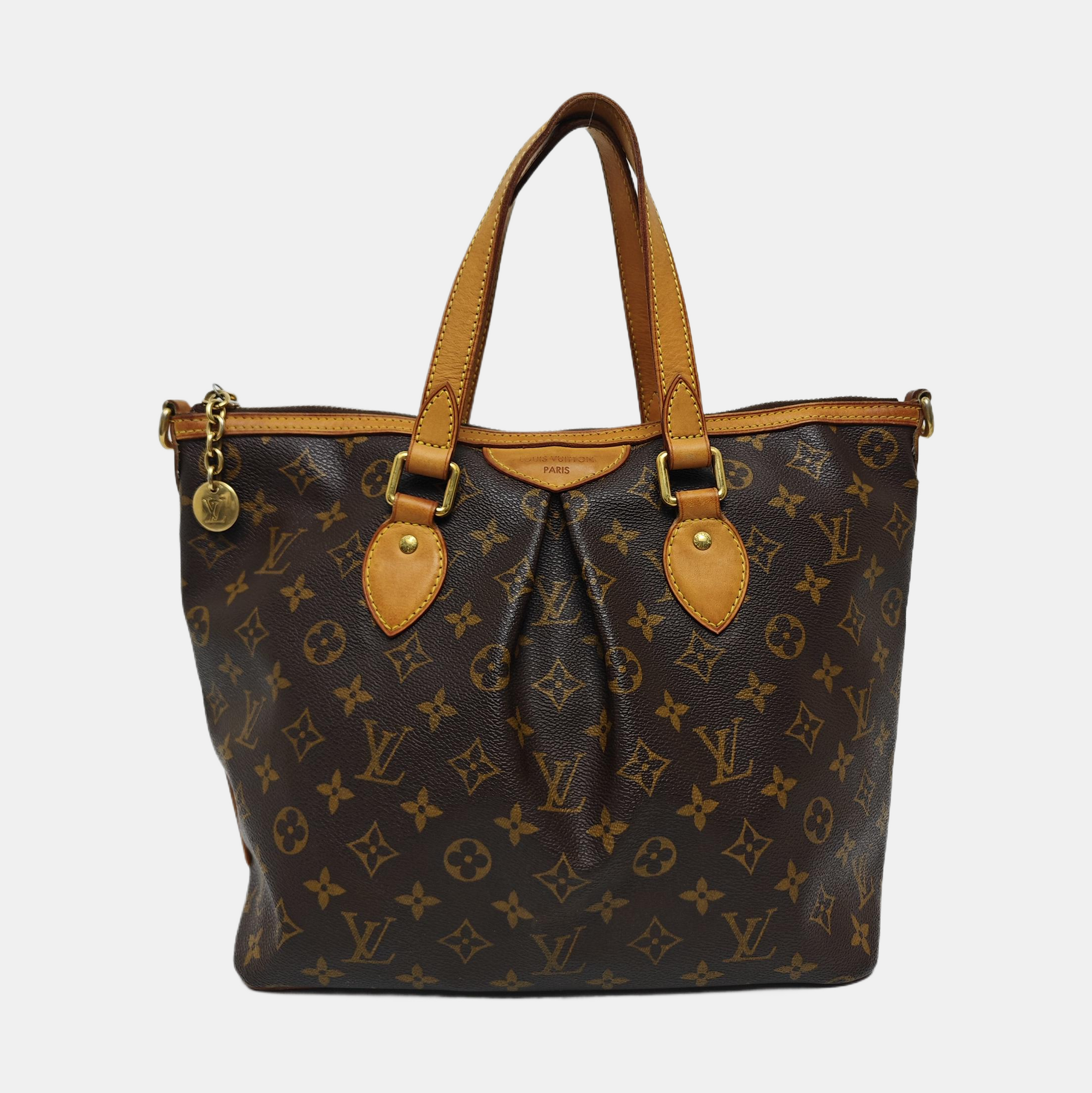 PALERMO PM Monogram Coated Canvas Brown