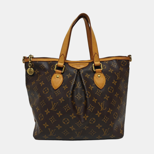 PALERMO PM Monogram Coated Canvas Brown