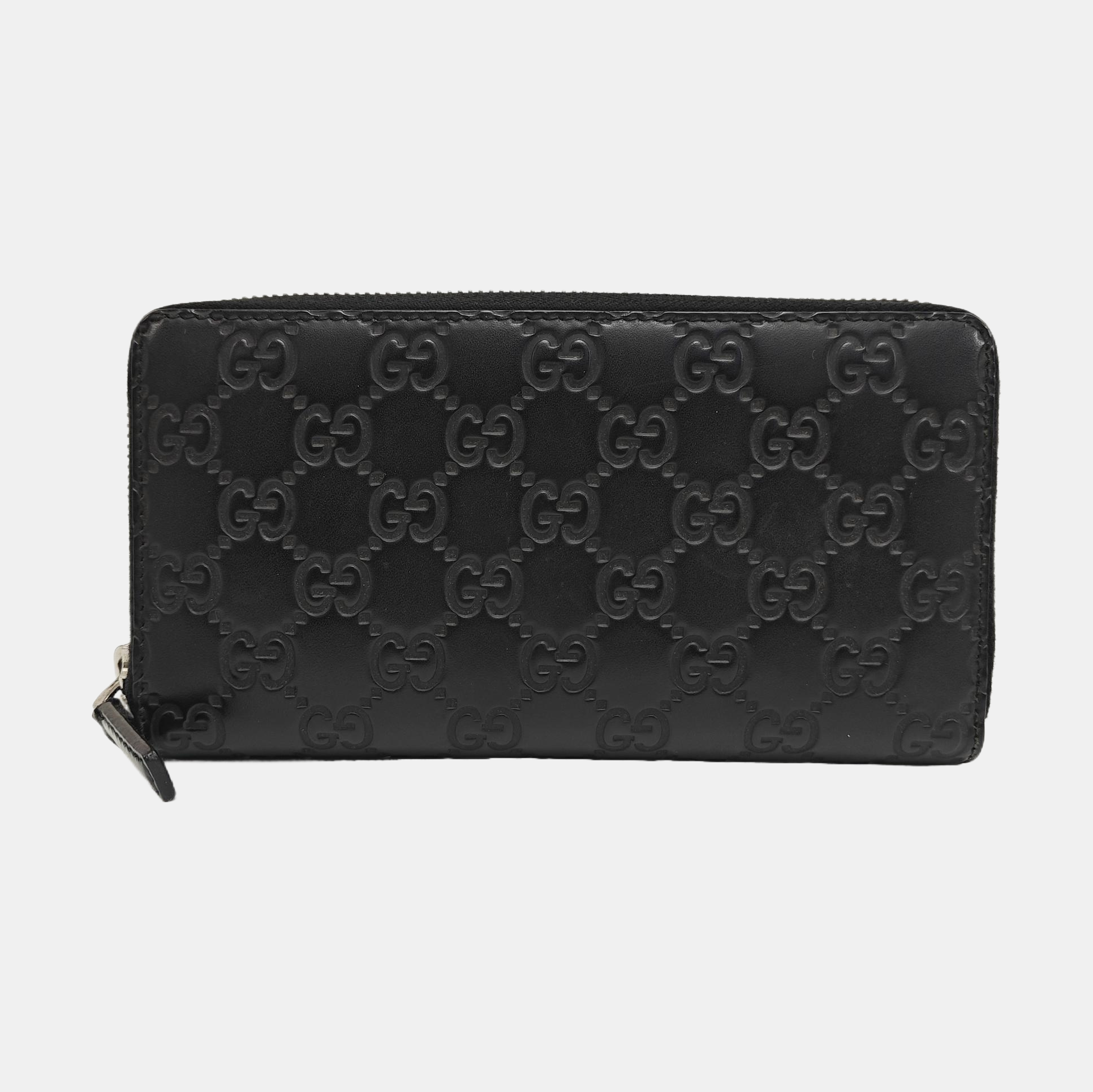 Monogram Calfskin Wallet Black