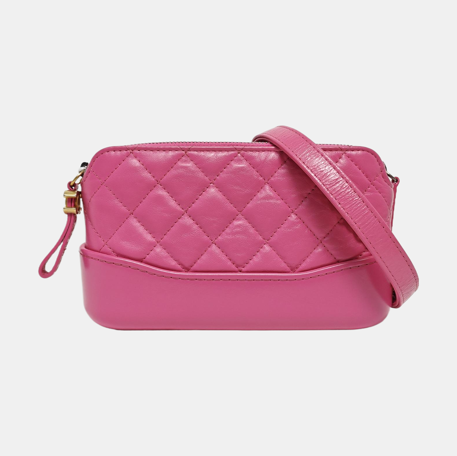 GABRIELLE Mini Quilted Calfskin Red