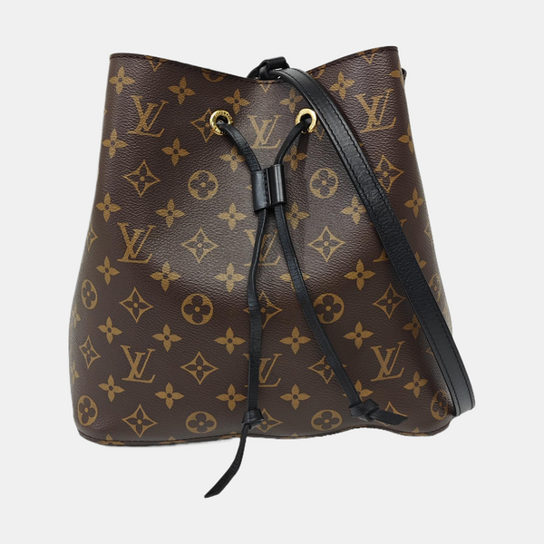 NÉONOÉ MM Monogram Coated Canvas Brown