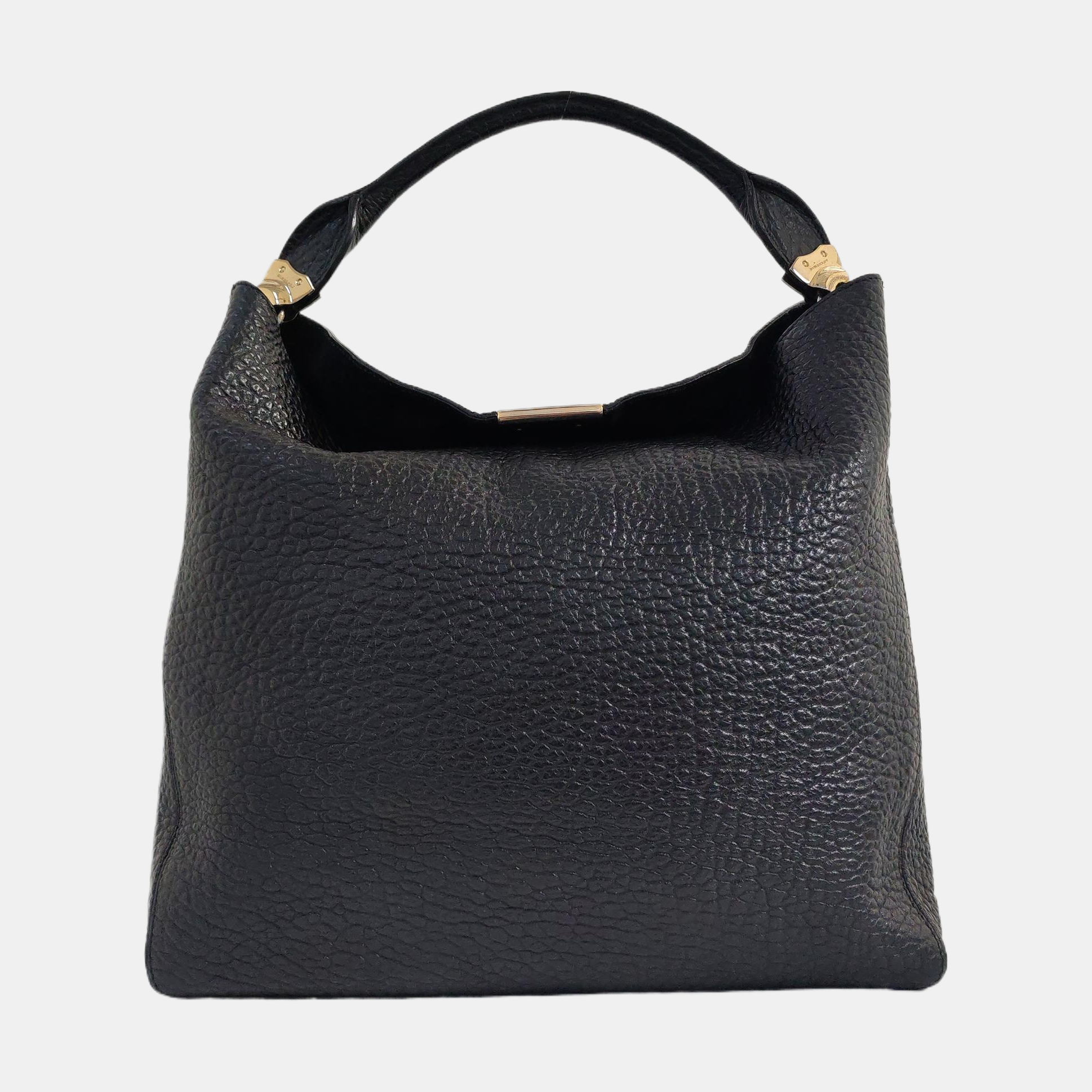 Calfskin Bucket Bag Black