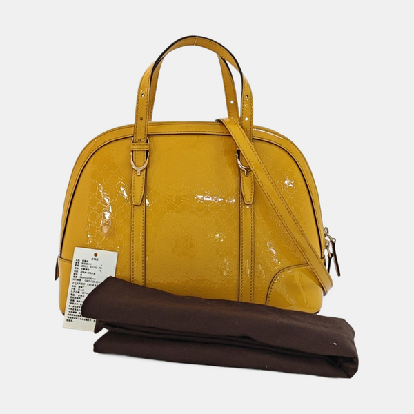 Microguccissima Patent Leather Yellow