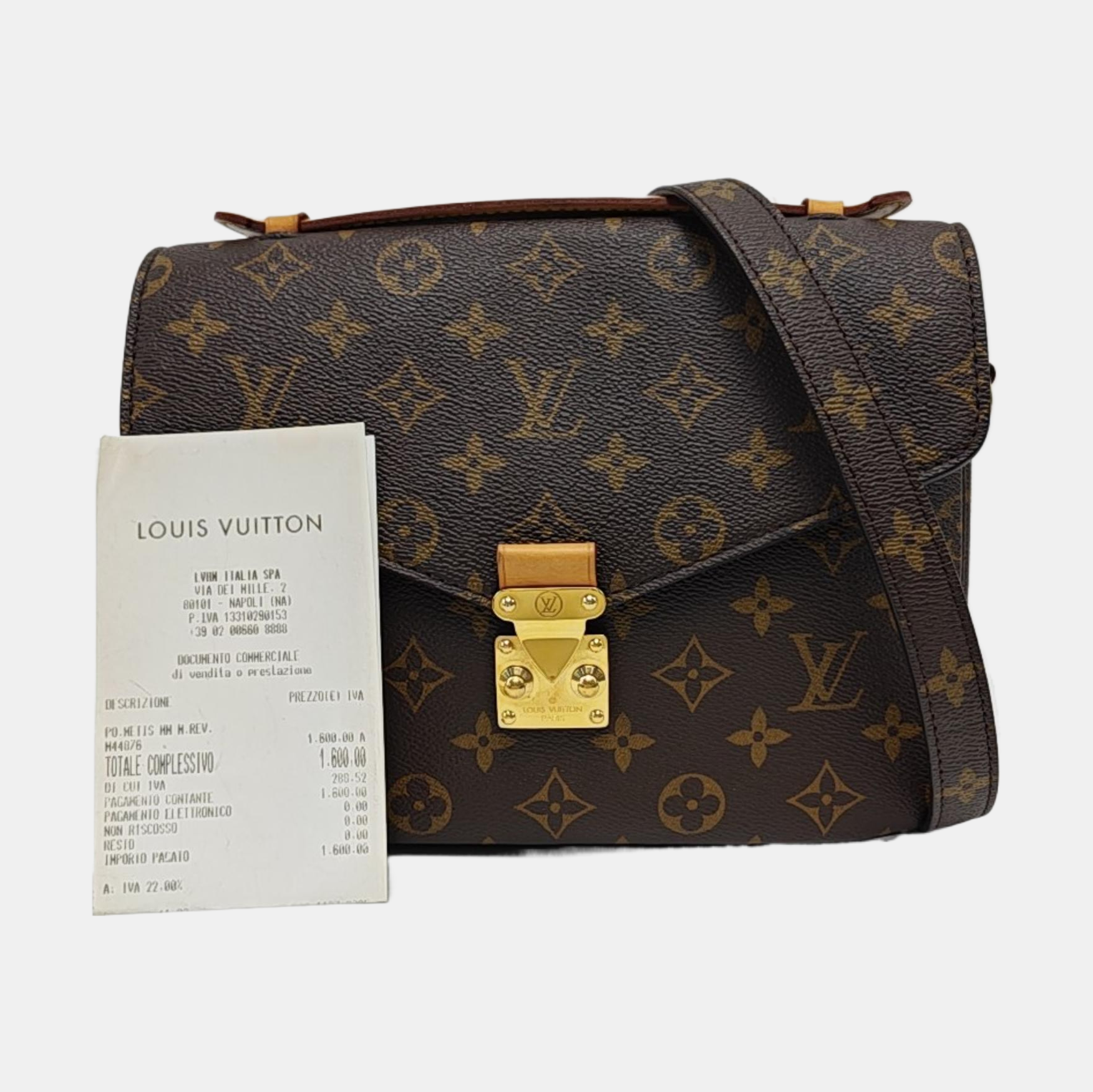 MÉTIS MM Monogram Coated Canvas Brown