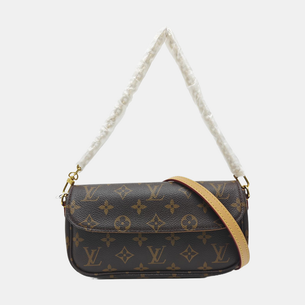 IVY Monogram Coated Canvas Brown