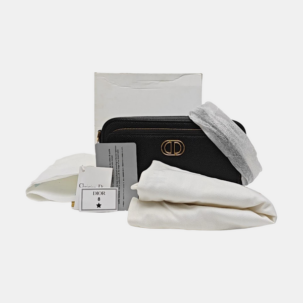 Calfskin Shoulder Bag Black