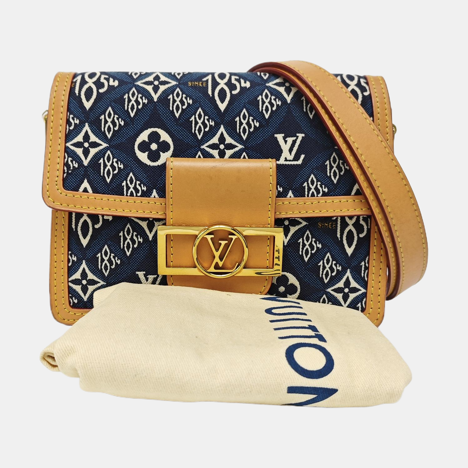 DAUPHINE Mini Monogram Fabric Blue