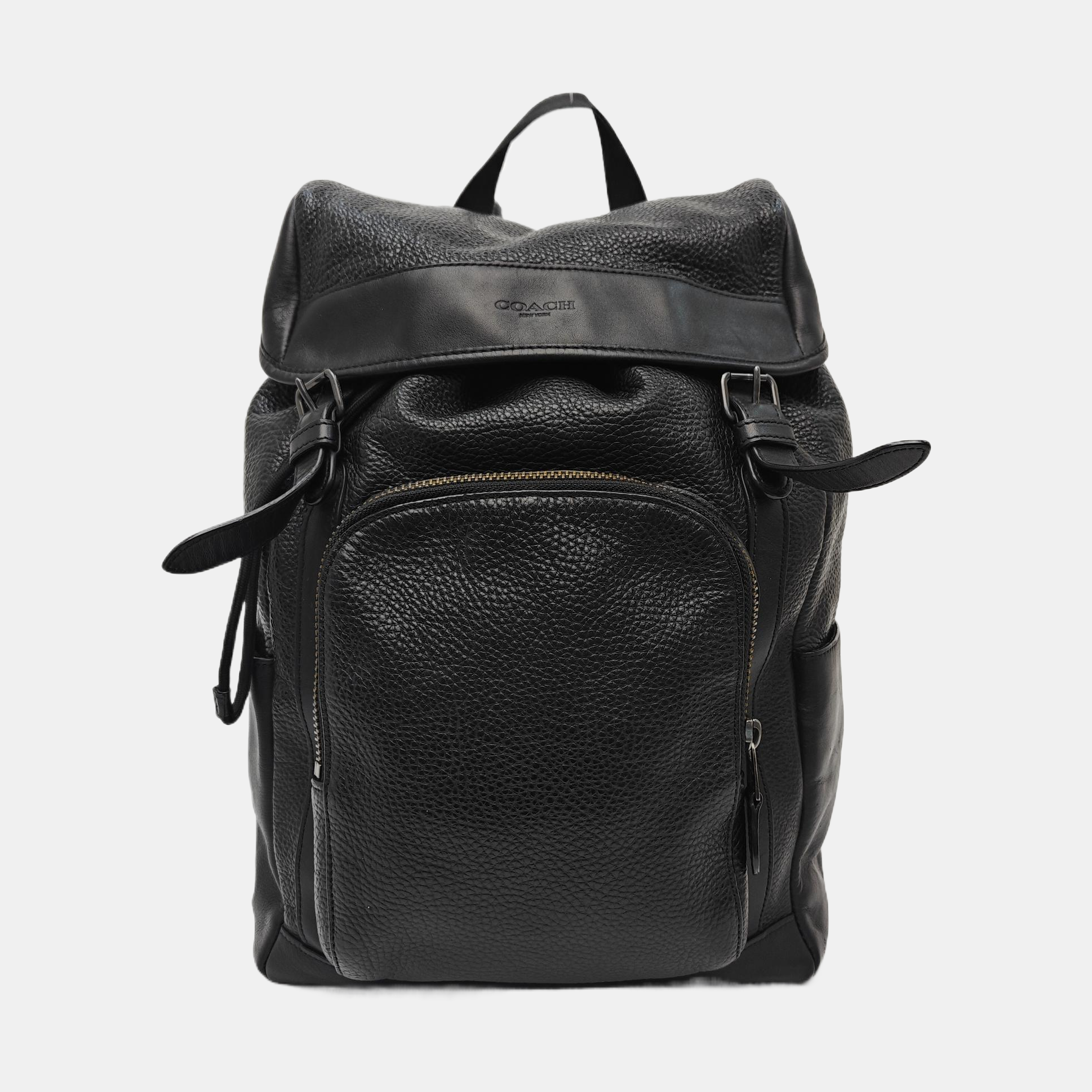 Calfskin Backpack Black