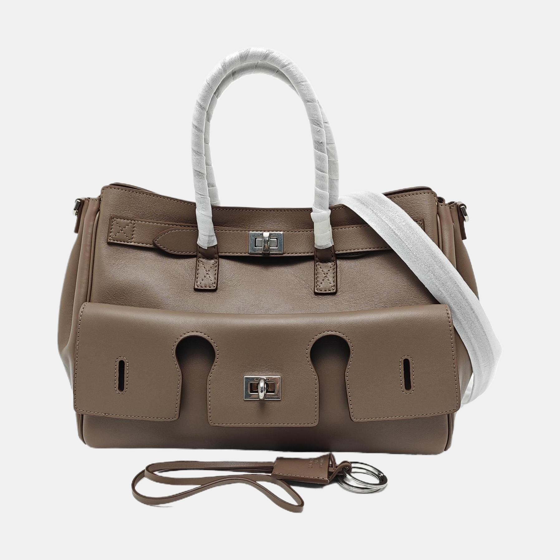 BEL AIR Small Calfskin Gray