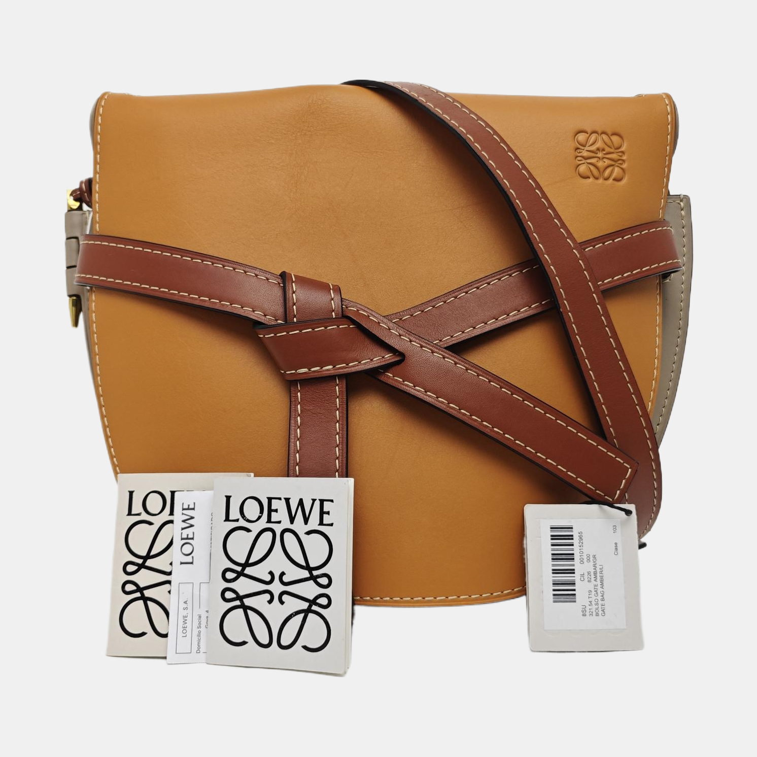 Gate Small Calfskin Brown
