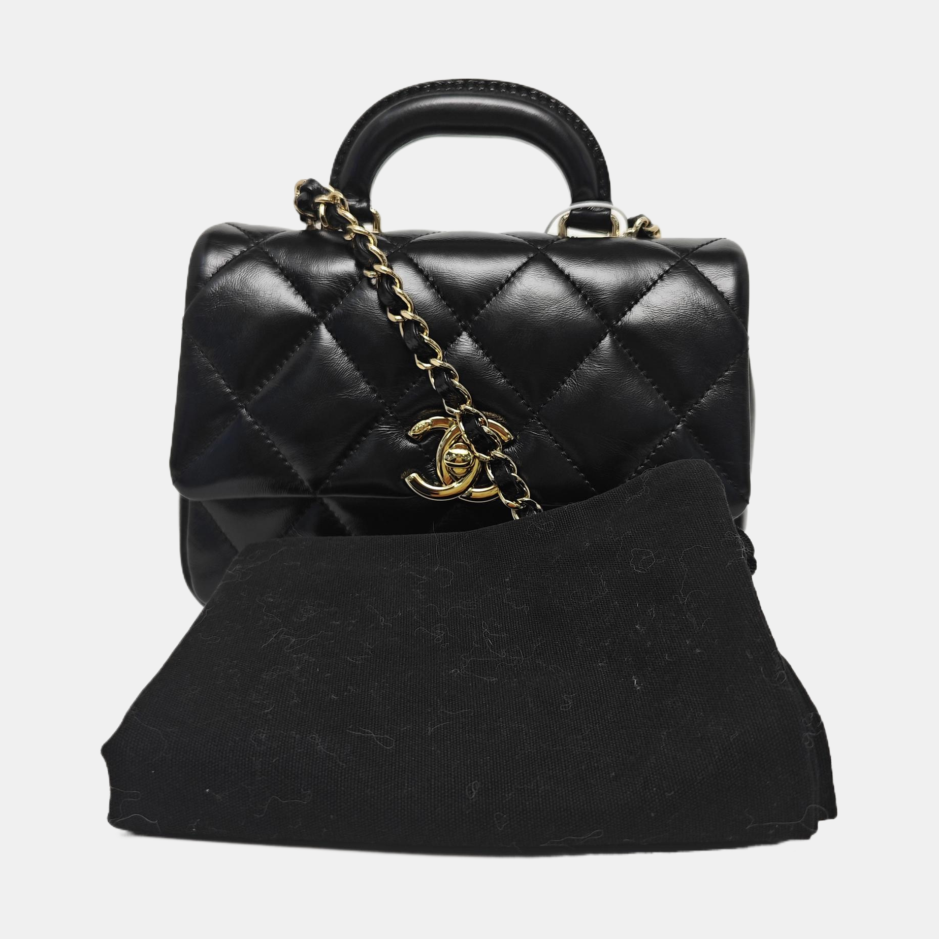 Quilted Lambskin Black