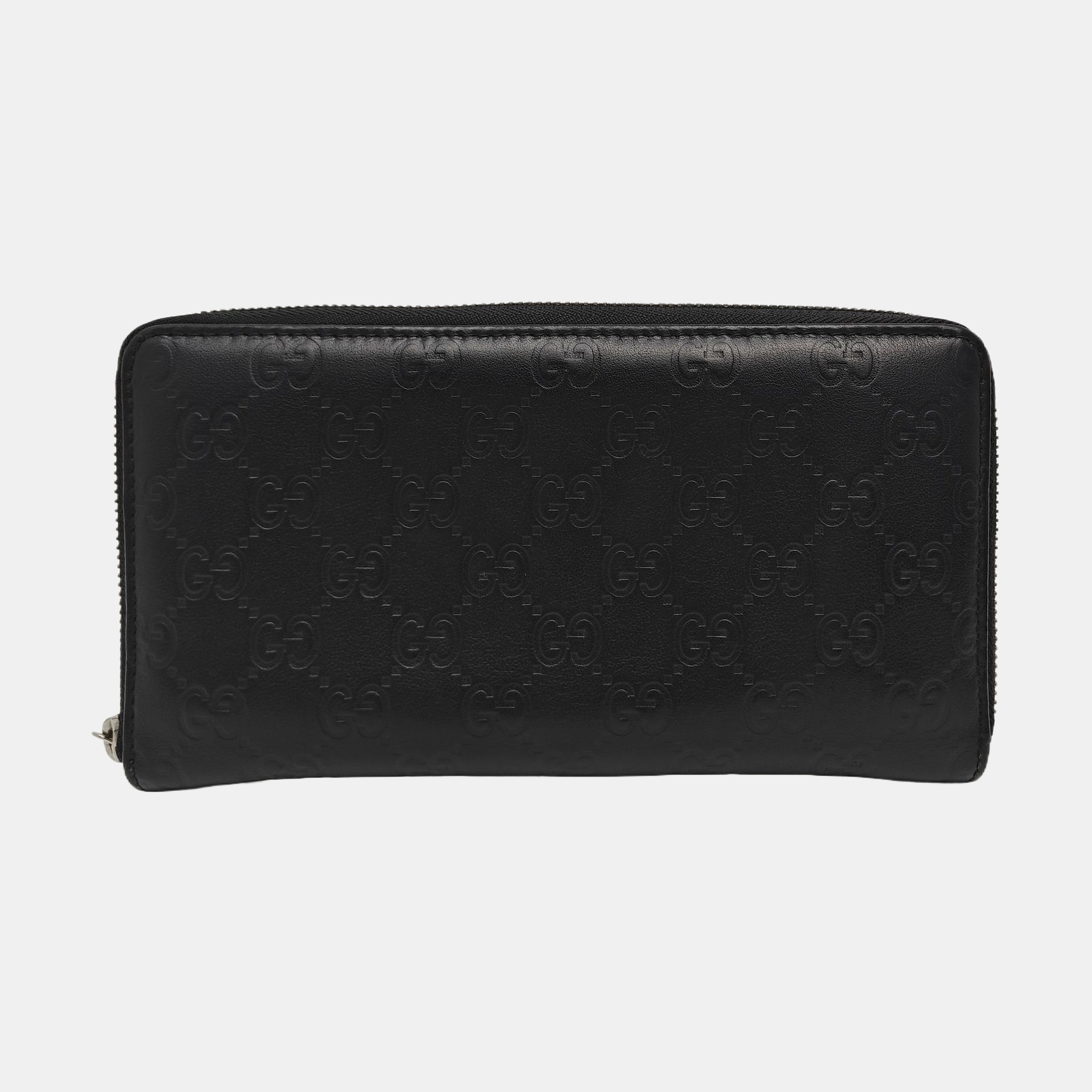 Signature Monogram Calfskin Black Wallet