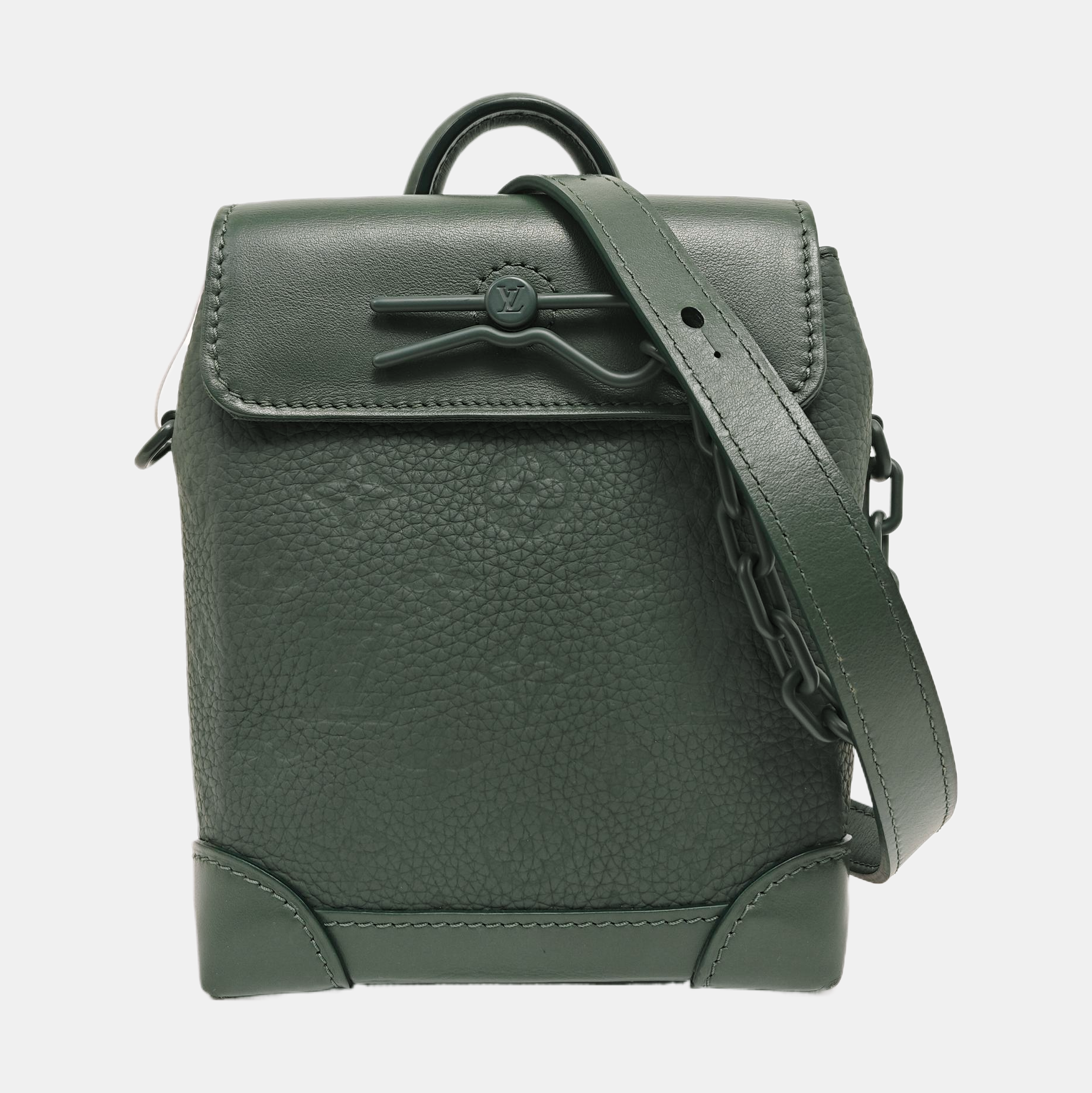 STEAMER Super Mini Monogram Calfskin Green