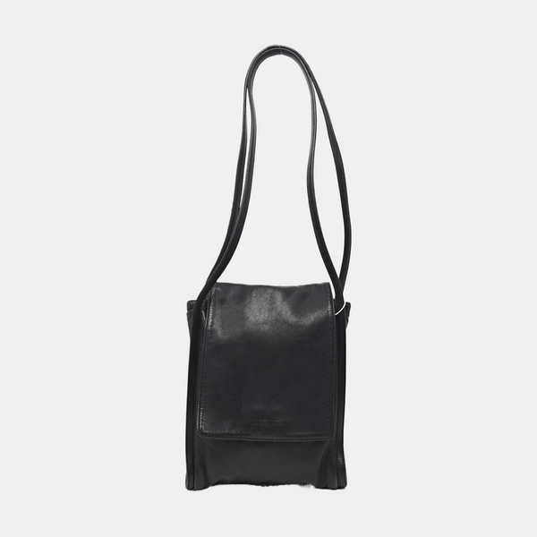 Calfskin Shoulder Bag Black