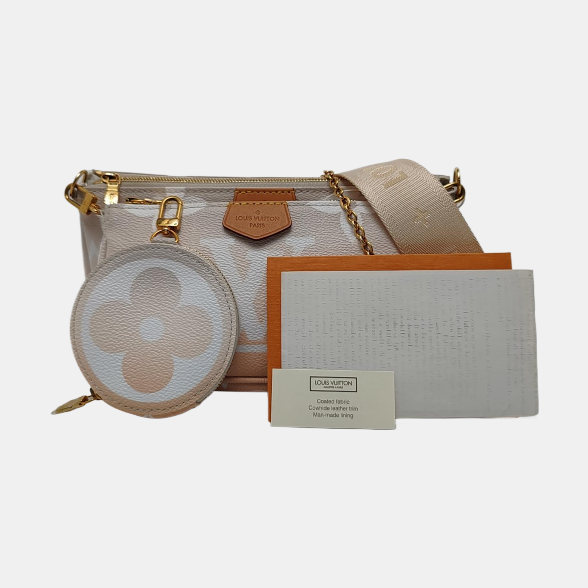 MULTI Monogram Coated Canvas Beige