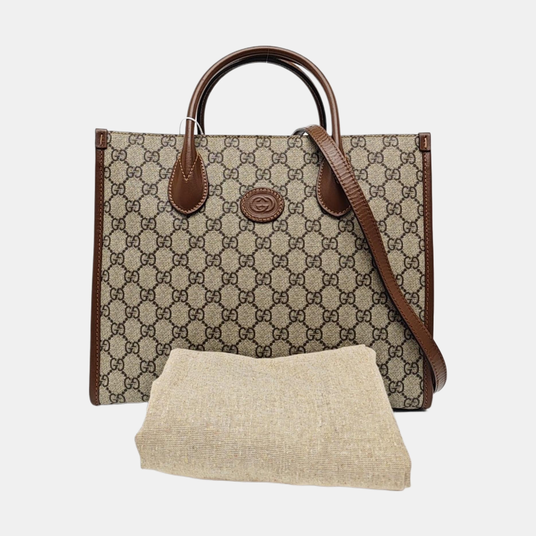 Retro Small Monogram Coated Canvas Brown
