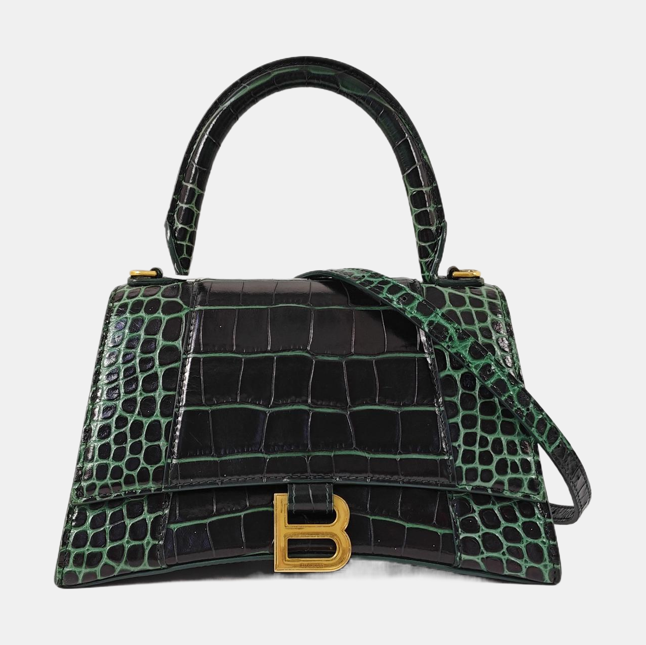 Hourglass S Calfskin Green