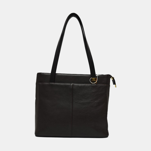 Calfskin Shoulder Bag Brown