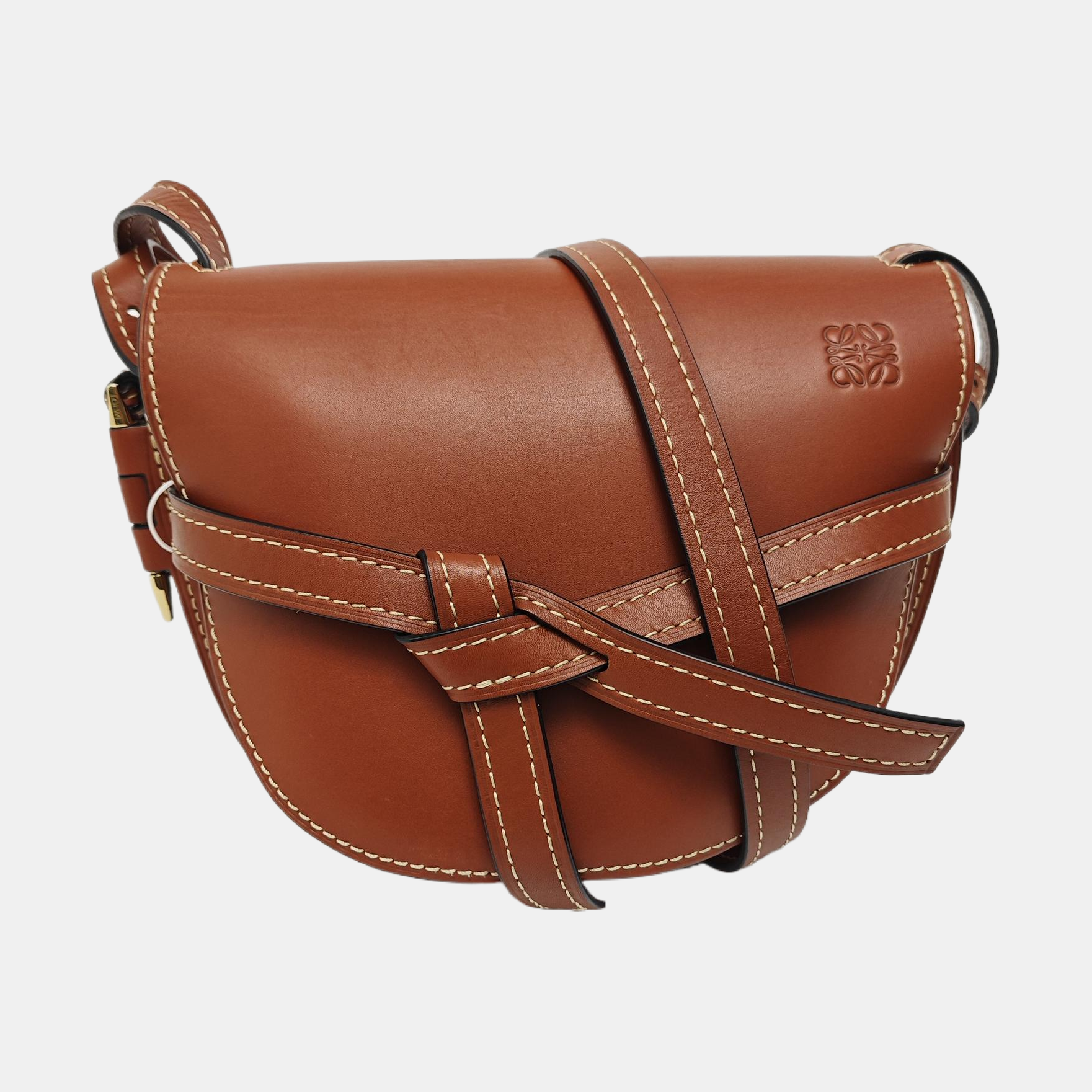 Gate Small Calfskin Brown