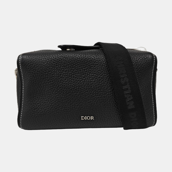 Calfskin Shoulder Bag Black