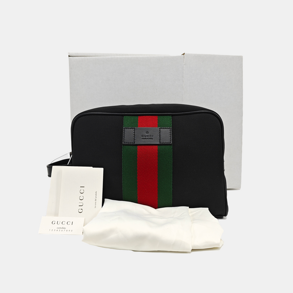 Canvas Clutch Black