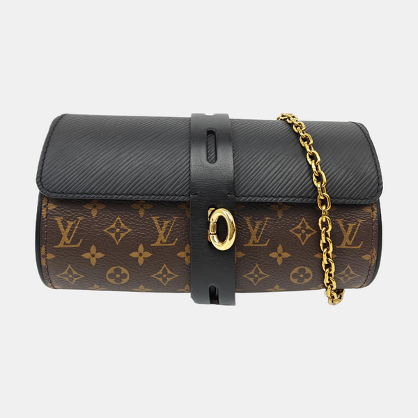 GLASSES CASE Monogram Coated Canvas Black