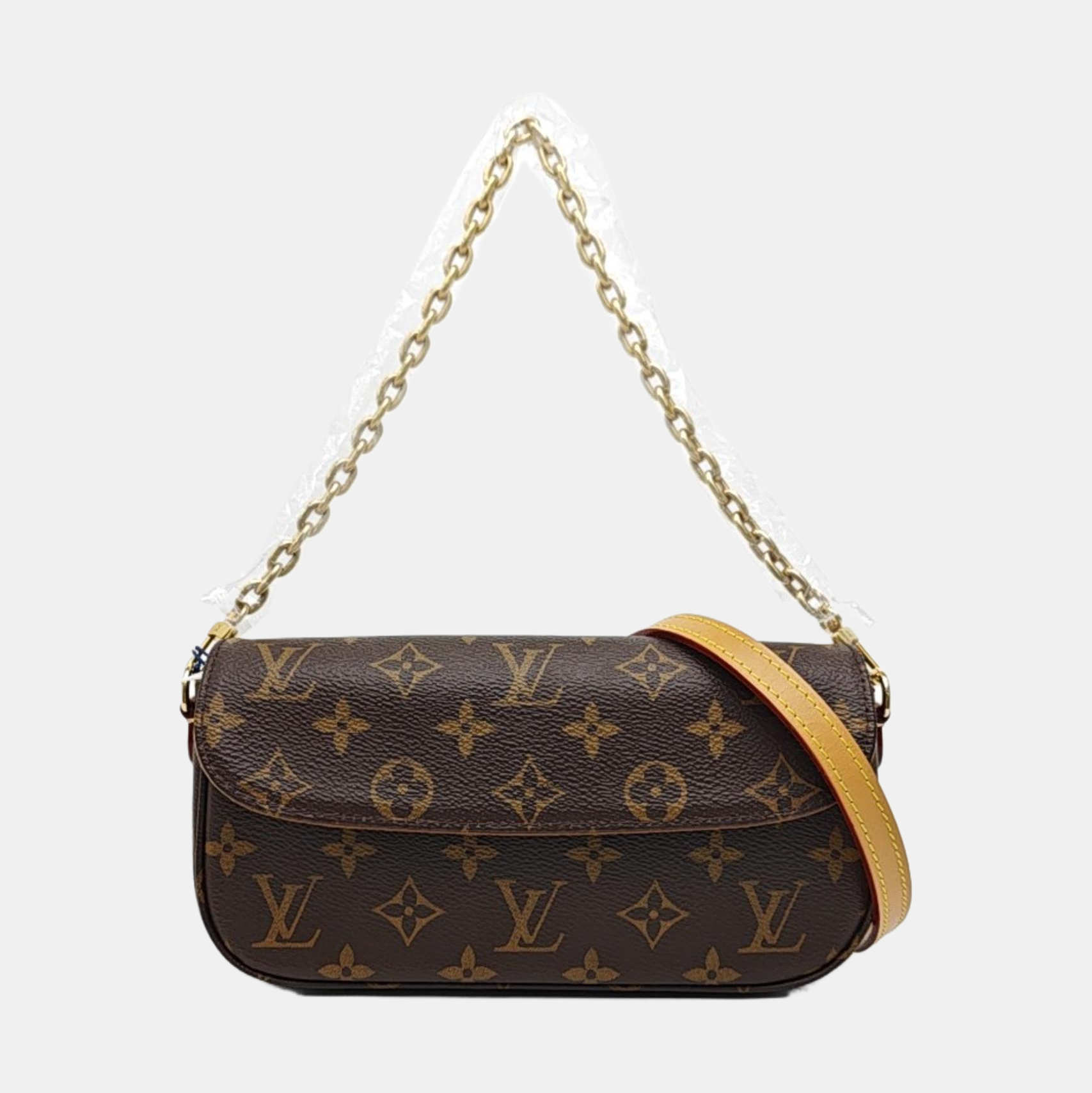 IVY Monogram Coated Canvas Brown