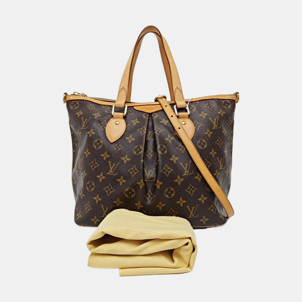 PALERMO PM Monogram Coated Canvas Brown