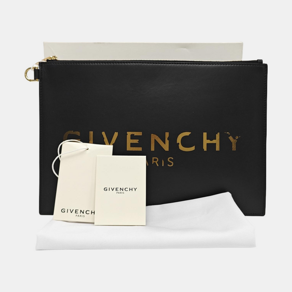 Calfskin Clutch Black