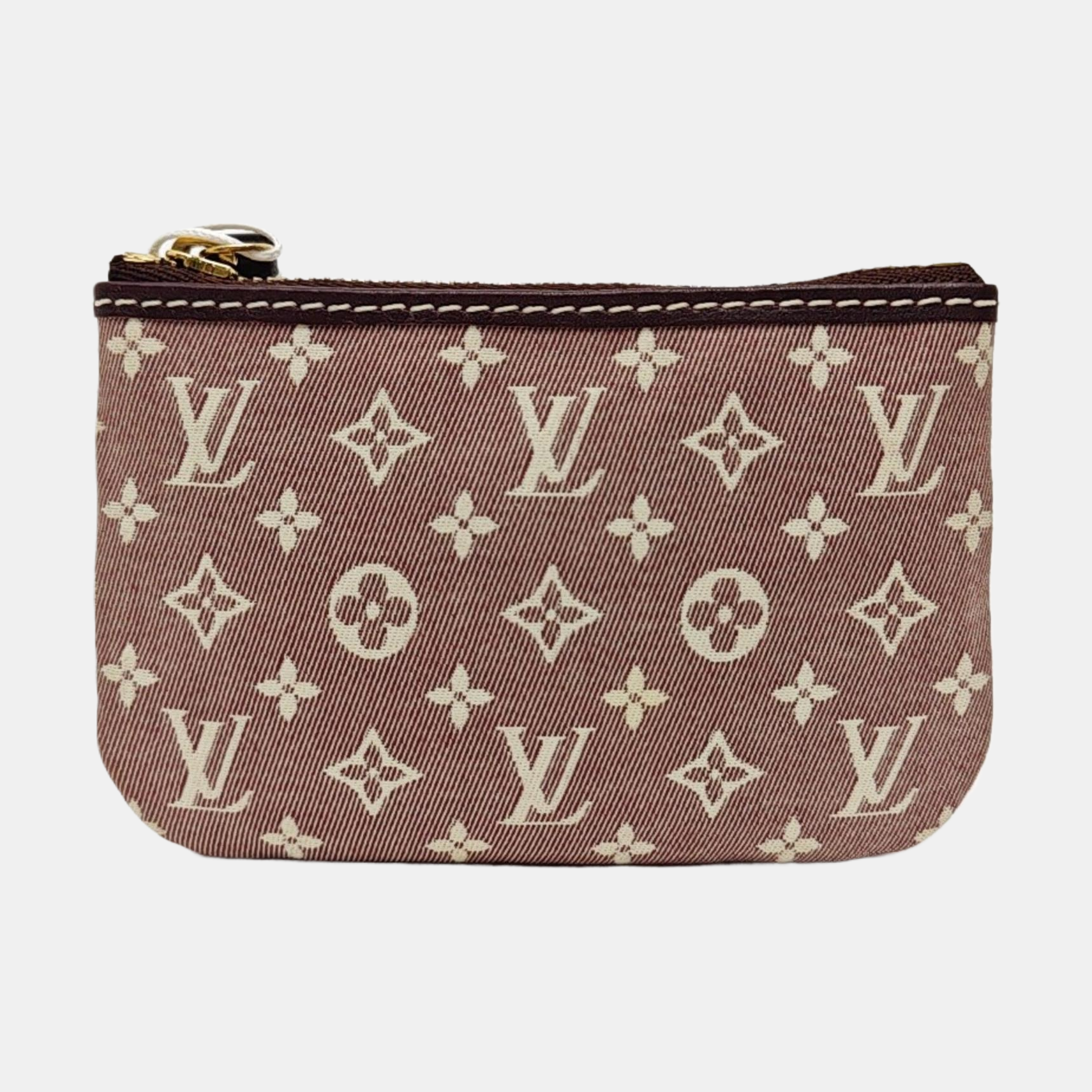 Monogram Canvas Coin Purse Red