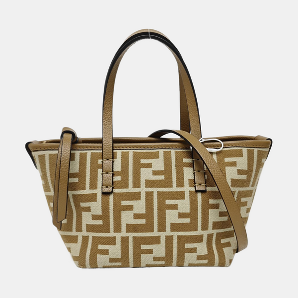 Canvas Shoulder Bag Beige