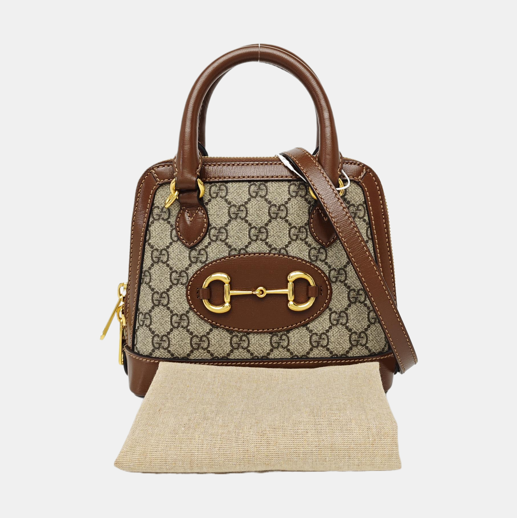 Horsebit 1955 Mini Coated Canvas Beige