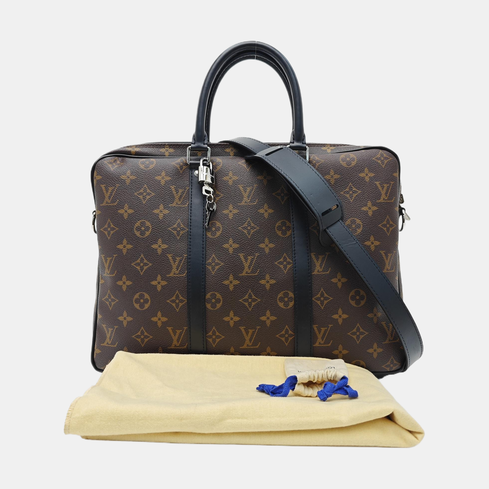 PORTE-DOCUMENTS PM Monogram Coated Canvas Brown
