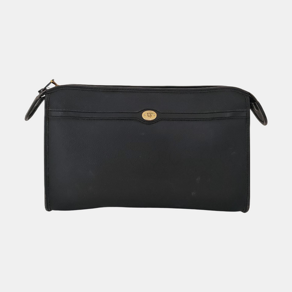 Vintage Honeycomb Coated Canvas Black