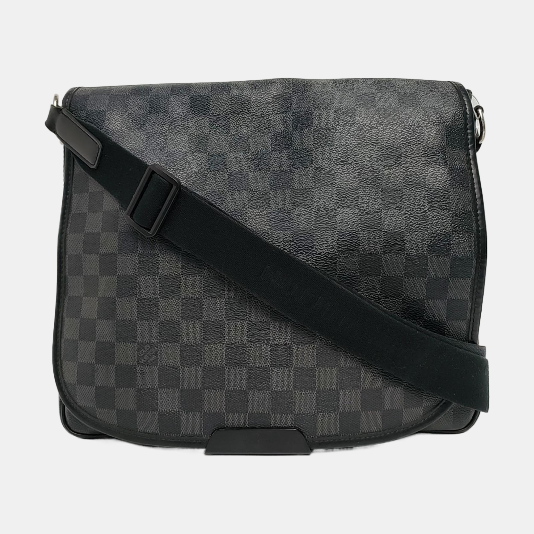 DANIEL Damier Graphite Coated Canvas Gray