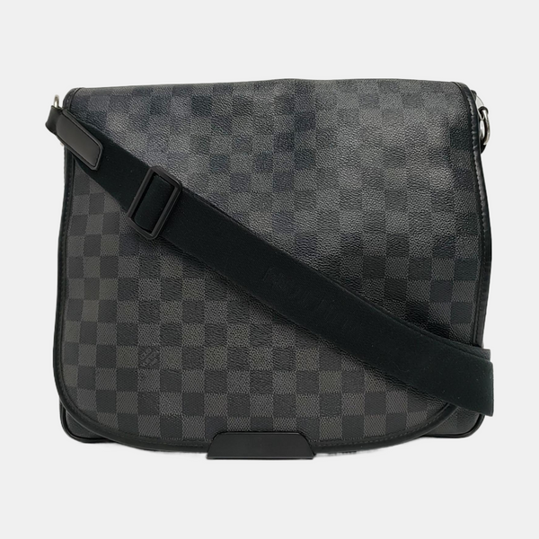 DANIEL Damier Graphite Coated Canvas Gray