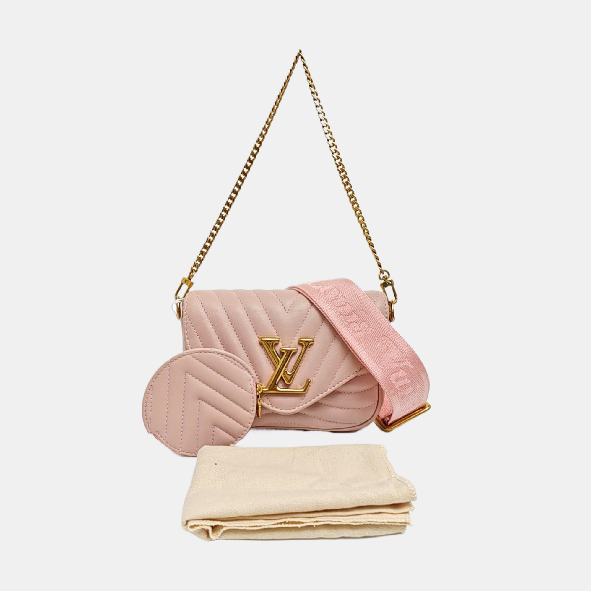 NEW WAVE Quilted Calfskin Pink
